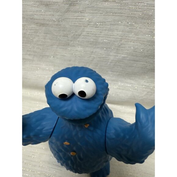 Sesame Street Cookie Monster Plastic 7” Toy Figurine - Picture 3 of 7